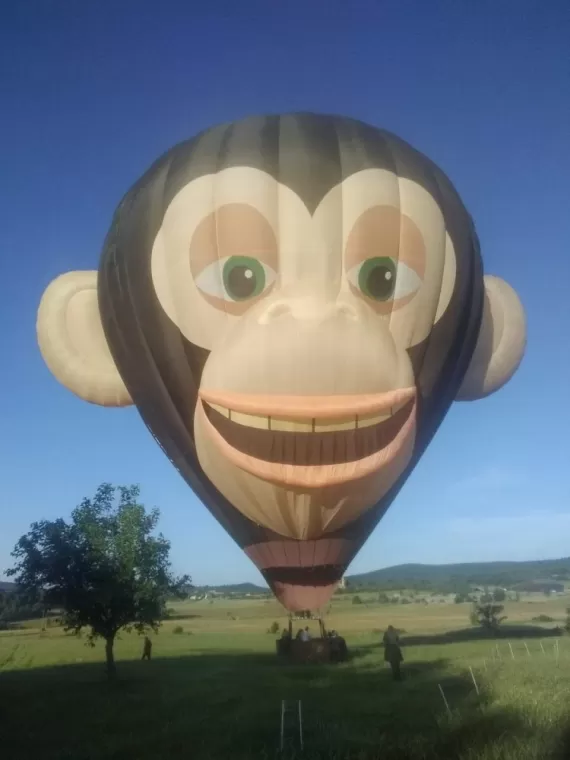 Vol libre en montgolfière à Forcalquier, Alpes-de-Haute-Provence, Azur Provence Montgolfières