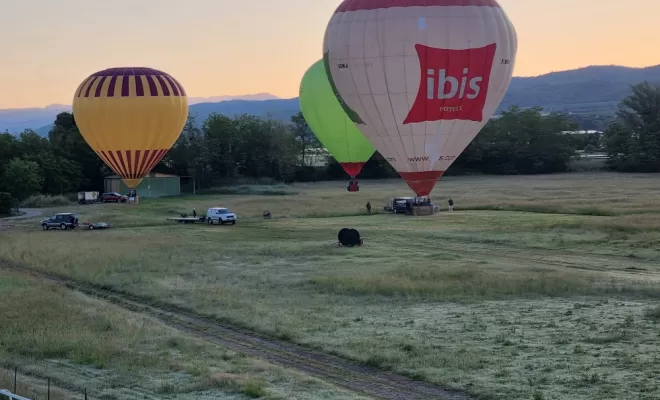 Vol libre en montgolfière à Forcalquier, Alpes-de-Haute-Provence, Azur Provence Montgolfières