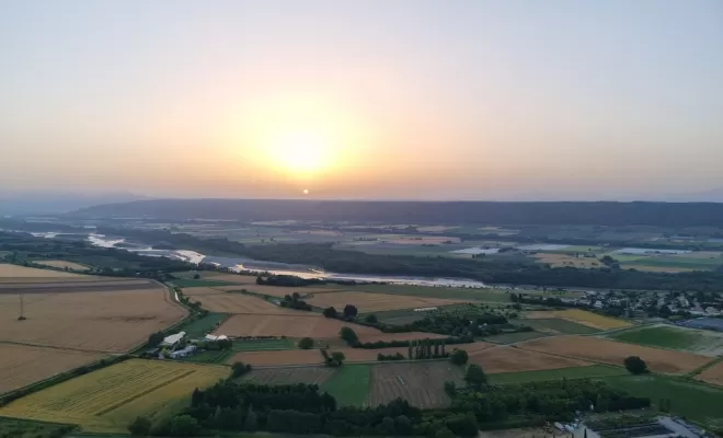 Vol en montgolfière au lever de soleil, Alpes-de-Haute-Provence, Azur Provence Montgolfières