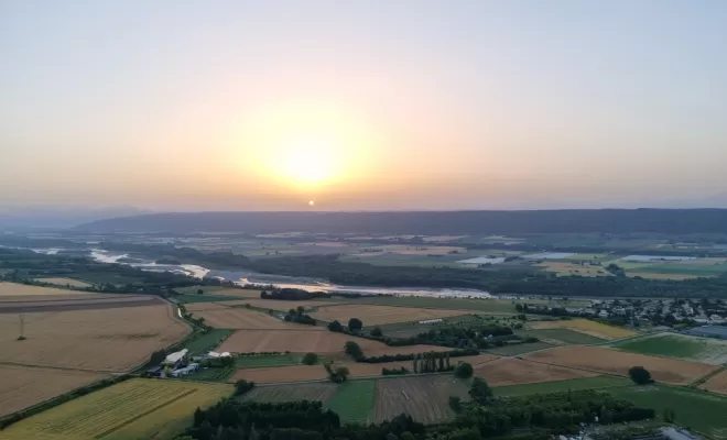 Vol en montgolfière au lever de soleil, Alpes-de-Haute-Provence, Azur Provence Montgolfières